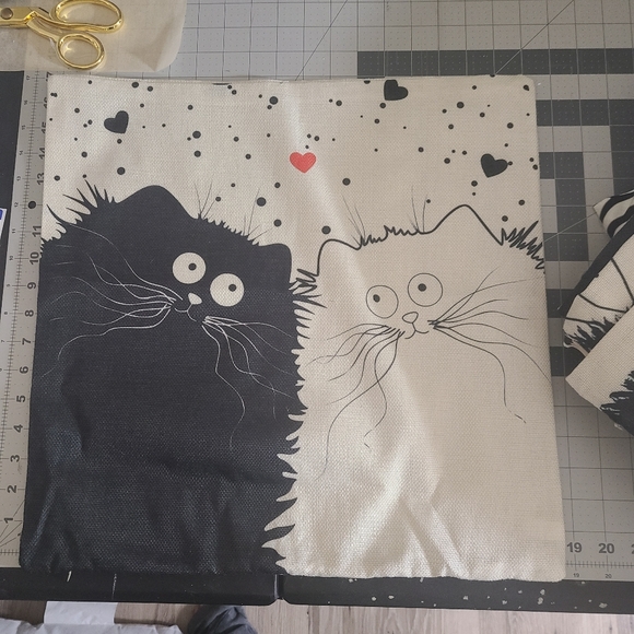 Cat Pillow Covers no insert included choose 2 - Picture 4 of 5